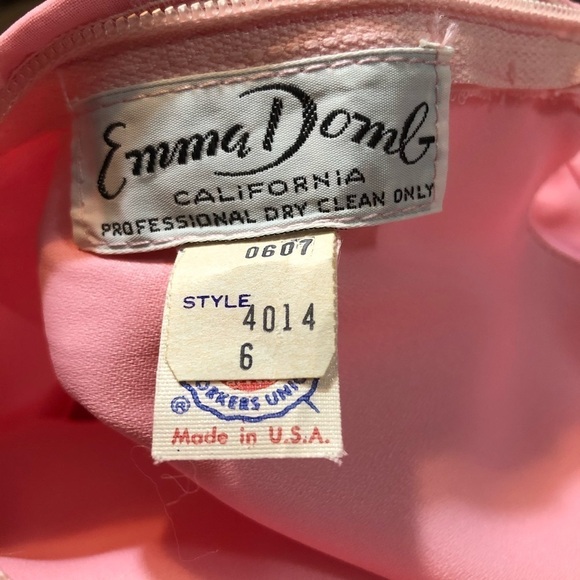 Vintage Emma Domb Embellished Evening Gown with Attached Cape - Picture 7 of 11